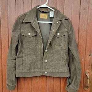 WOMENS Levis Strauss & Co. Brown Trucker Jacket Sizd Medium
